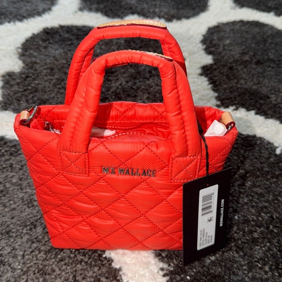 MZ Wallace Handbags - MZ Wallace Poppi (Orange) Petite Metro Tote Deluxe. New With Tags